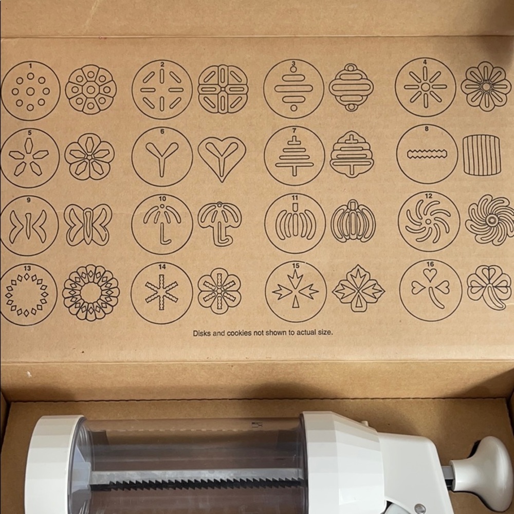 Pampered chef Cookie Press #1525 in box - Picture 7 of 9
